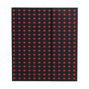 Negro Sobre Rojo B6 Líneas o en Blanco